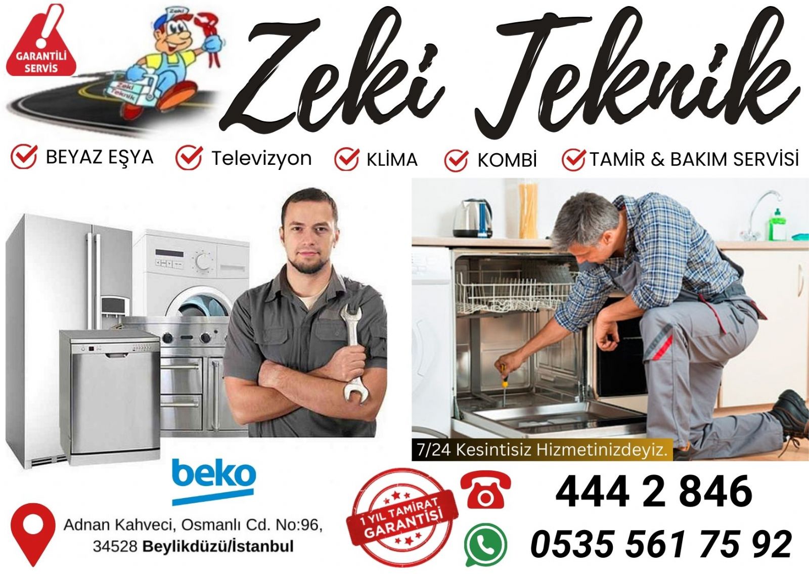 Adnan Kahveci Beko Servisi